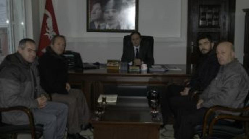 Elmalı K&ouml;y&uuml; Derneği&rsquo;nden Kaymakam Altın&rsquo;a Ziyaret