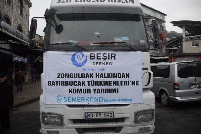 Beşir Derneğinden Bayırbucak’a 1 Tır Dolusu Kömür Yardımı