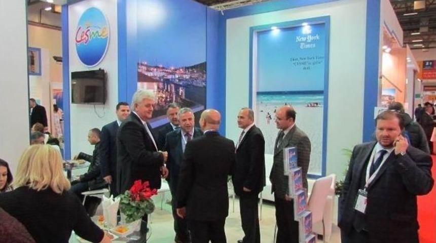 Emıtt Turizm Fuarı&rsquo;nda &Ccedil;eşme R&uuml;zgarı Esti