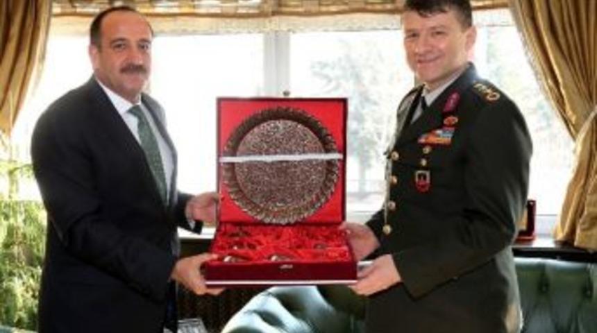 Başkan Duruay&rsquo;dan İl Jandarma Komutanına Ziyaret