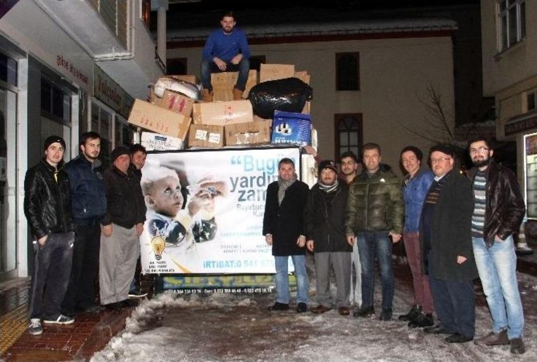 Bozkurt&rsquo;tan Bayırbucak T&uuml;rkmenlerine Yardım