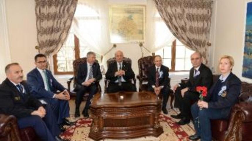 G&uuml;mr&uuml;k&ccedil;&uuml;lerden Edirne Vali Vekili Tan&ccedil;&rsquo;a Ziyaret