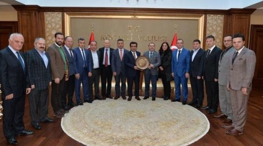 Vali G&uuml;zeloğlu, Dernekleri Makamında Ağırladı