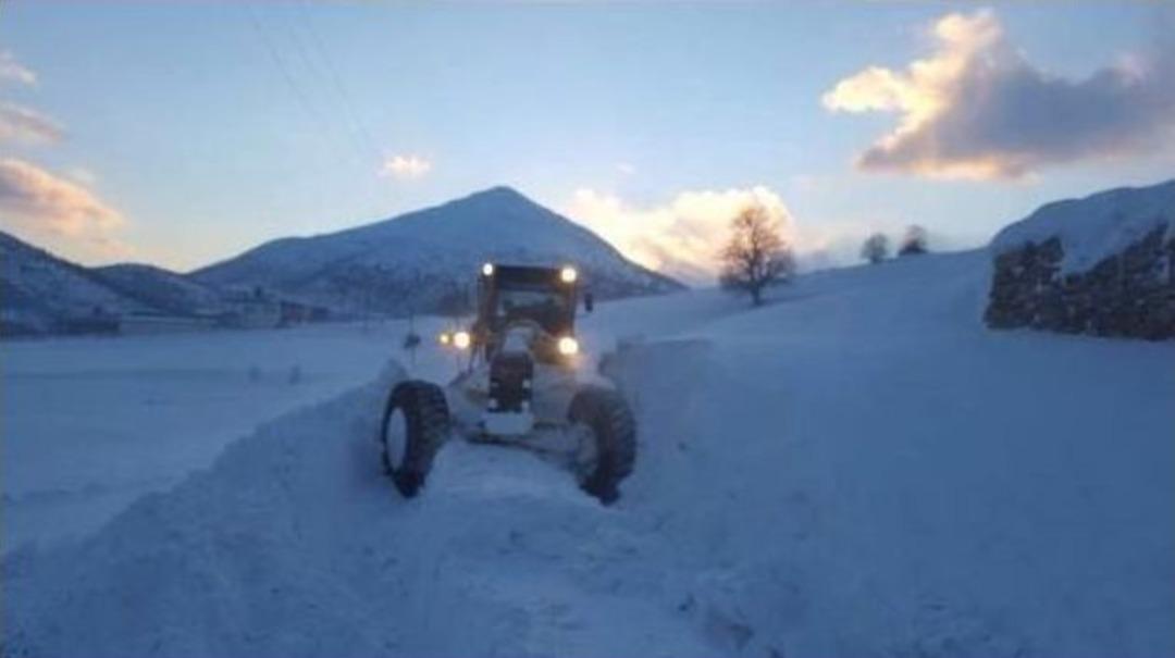 Tufanbeyli&rsquo;de Kar Esareti