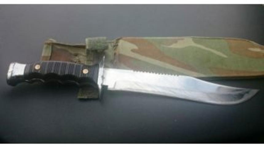 Babasına Bı&ccedil;akla Saldıran Şahıs G&ouml;zaltına Alındı