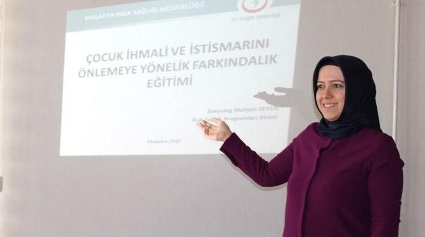 &lsquo;&ccedil;ocuk İhmali Ve İstismarı&rsquo; Konulu Bilgilendirme Eğitimi Yapıldı