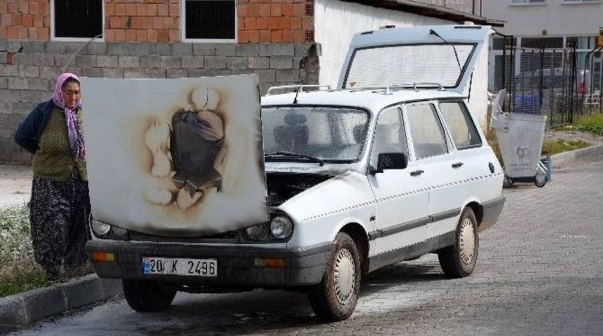 Ortaca&rsquo;da Hareket Halindeki Ara&ccedil; Alev Aldı