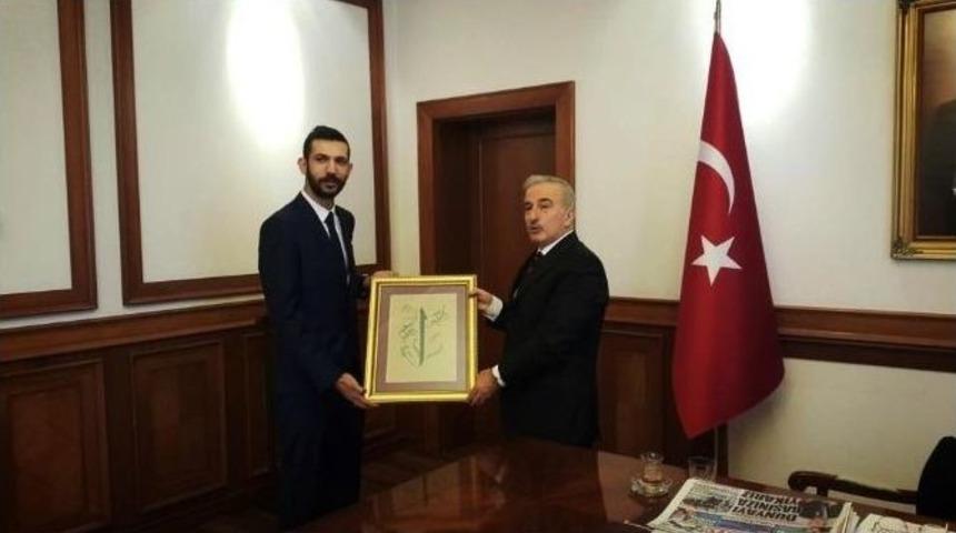 Gen&ccedil; Askon, Vali Kam&ccedil;ı&rsquo;yı Ziyaret Etti