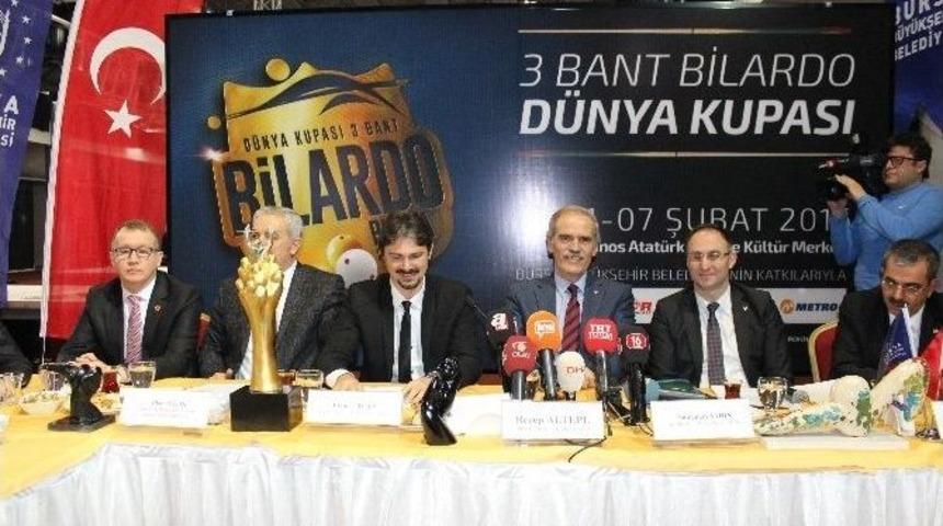 Bilardo D&uuml;nya Kupası Heyecanı Bursa&rsquo;da Başlıyor
