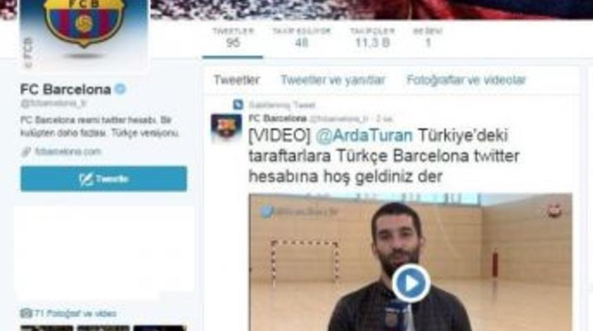 Barcelona&rsquo;dan T&uuml;rk&ccedil;e Twıtter Adresi