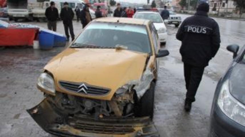 Samsun&rsquo;da Trafik Kazası: 1 Yaralı