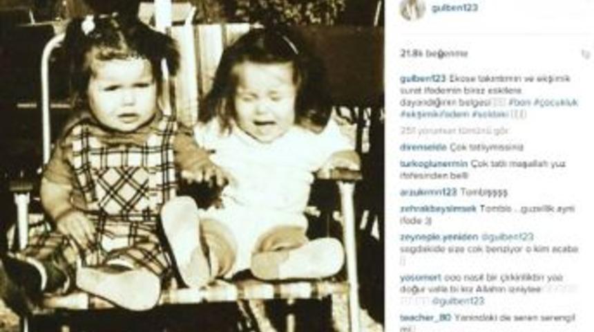 G&uuml;lben Ergen&rsquo;in &Ccedil;ocukluk Fotoğrafı B&uuml;y&uuml;k Beğeni Topladı
