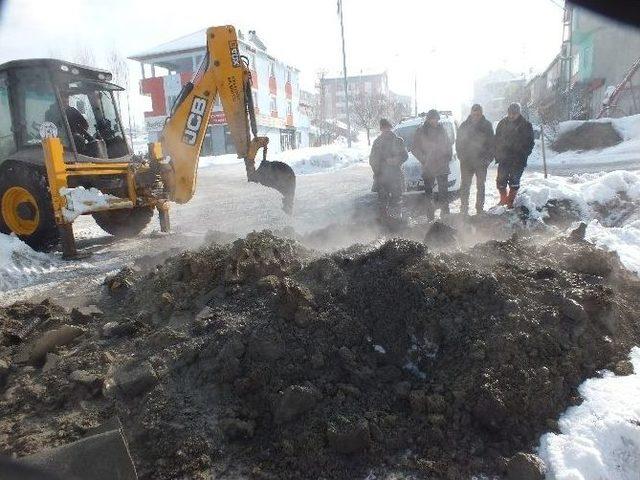 Eksi 20 Derecede Kanalizasyon Çalışması