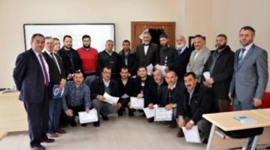 Y&uuml;z Y&uuml;ze Vaaz Hizmet İ&ccedil;i Eğitim Kursu Tamamlandı