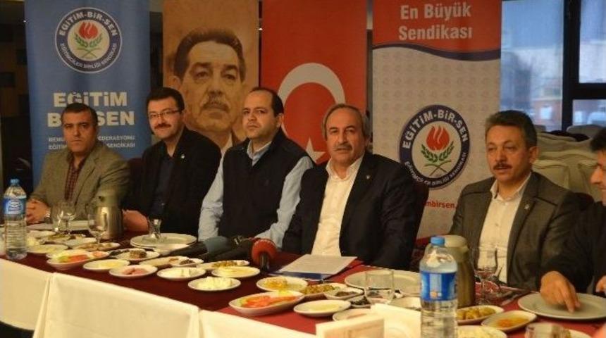 Eğitim Bir-sen Kayseri Şube Başkanı Aydın Kalkan: