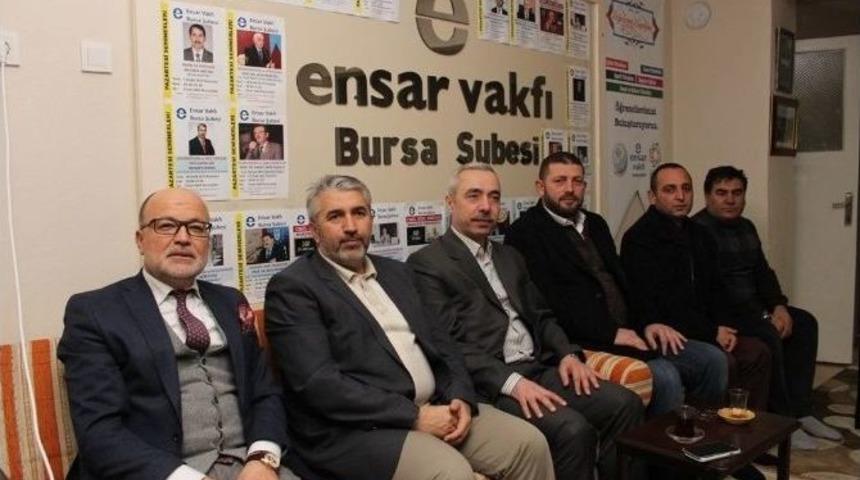 Ak Parti Osmangazi’den Ensar Vakfı’na Ziyaret