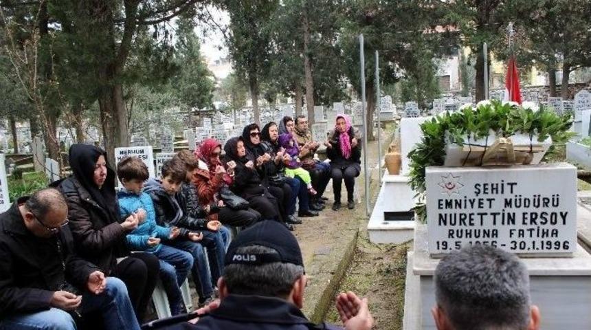 Şehit Emniyet M&uuml;d&uuml;r&uuml; Ersoy, 20.yılında Unutulmadı