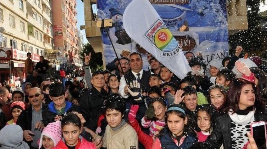 Tarsus&rsquo;ta Taşıma Karla Kış Keyfi