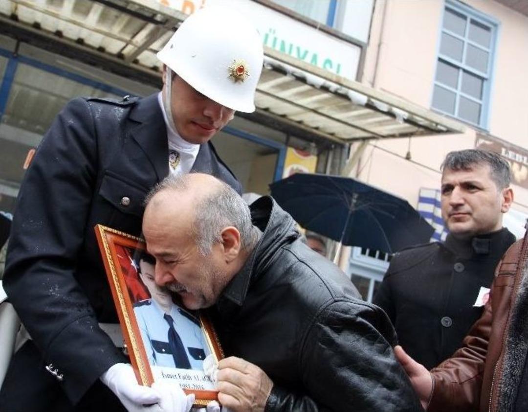 Şehit Polis Alag&ouml;z, Son Yolculuğuna Uğurlandı