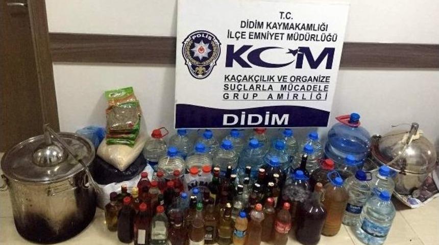 Evininde Sahte İ&ccedil;ki İmal Eden Şahıs Tutuklandı