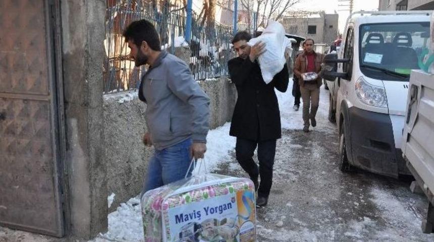 Siirt Belediyesi&rsquo;nden Cizreli Ailelere Yardım