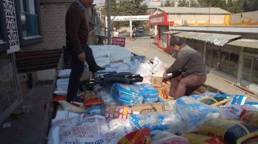 Adıyaman&rsquo;dan, Bayırbucak T&uuml;rkmenleri&rsquo;ne 2 Tır Dolusu Yardım