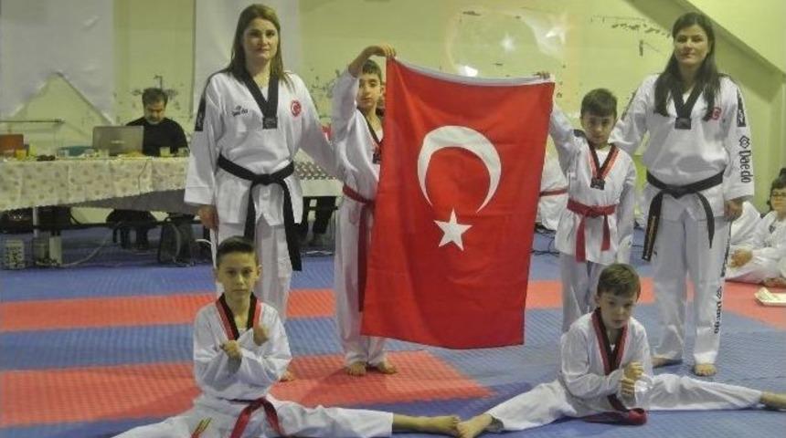 Havuzbaşı İlk&ouml;ğretim Okulu&rsquo;nda Taekwondo Kuşak Sınavı