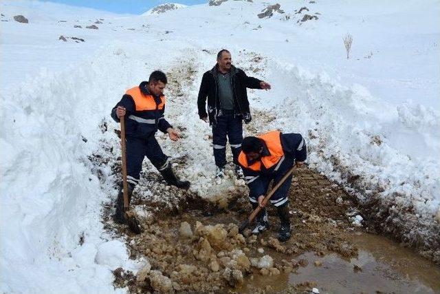 3 Bin 500 Rakımda İçme Suyu Arızası