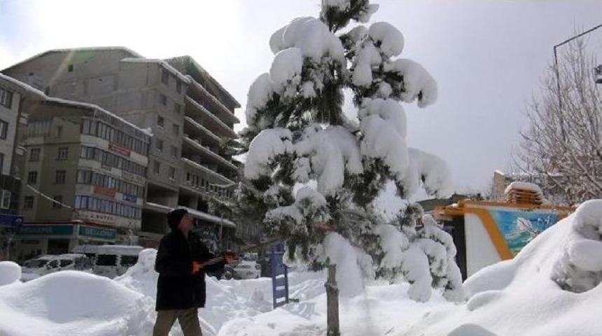 Muş&rsquo;ta Kar Temizliği