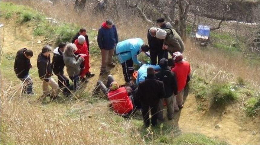 (&ouml;zel Haber) Toprak Zemine &Ccedil;akılan Yama&ccedil; Paraş&uuml;t&ccedil;&uuml;s&uuml; &Ouml;l&uuml;mden D&ouml;nd&uuml;