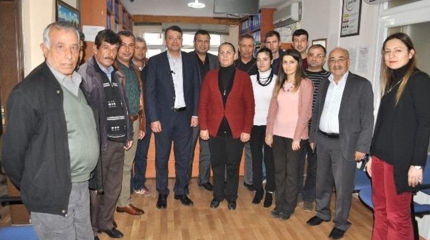 Silifke Belediye Başkanı Mustafa Turgut Ziraat Odası&rsquo;nı Ziyaret Etti