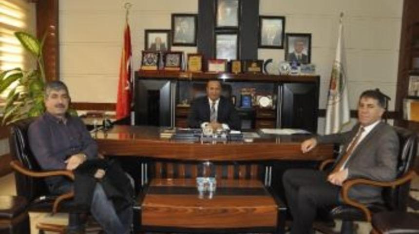 Başkan Toltar&rsquo;a Ağrılı Meslektaşından Ziyaret