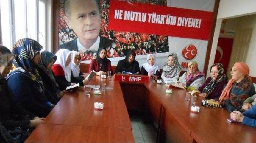 Eskişehir&rsquo;de Mhp&rsquo;li Kadınlardan Şehitler İ&ccedil;in Mevlid-i Şerif