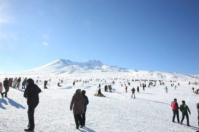 Erciyes’te Ziyaretçi Rekoru Kırıldı