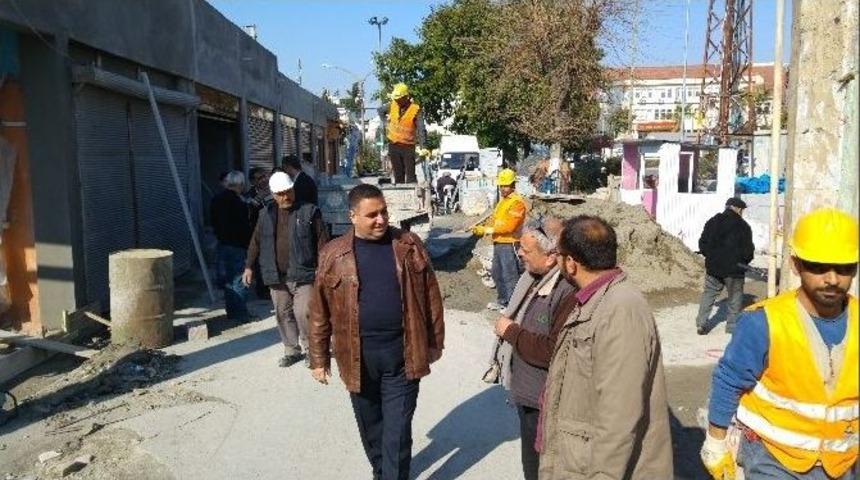 Başkan Can, Tarihi Ticaret Merkezi&rsquo;ndeki &Ccedil;alışmaları Yerinde İnceledi
