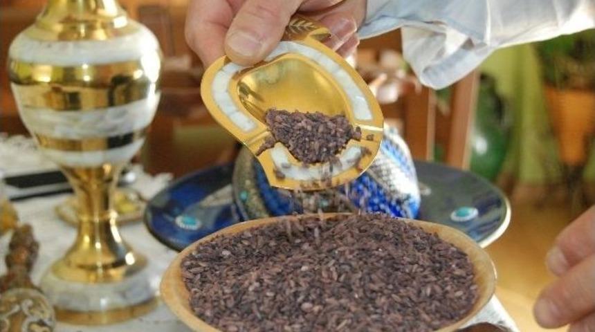 Kahramanmaraş&rsquo;ta 1,5 Ton Siyah Pirin&ccedil; &Uuml;retildi