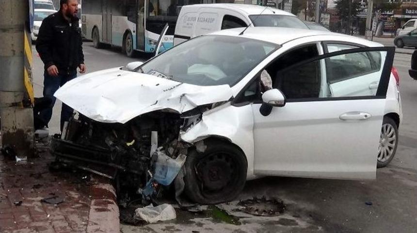 Konya&rsquo;da Trafik Kazası: 1 Yaralı