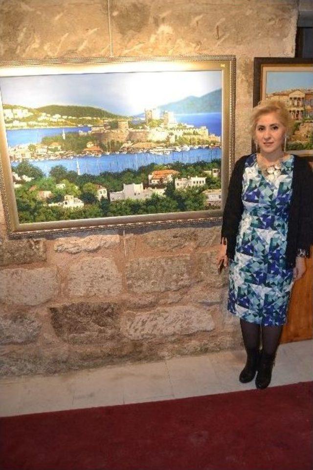 Ressam Şapcı’dan ’fırçanın Duvarlara Dokunuşu’ İsimli Yağlı Boya Sergisi