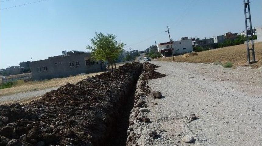 Kahta Belediyesi Altyapı &Ccedil;alışmalarına Hızla Devam Ediyor