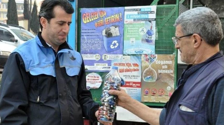 Bursa&rsquo;da 38 Ton Atık Pil Toplandı