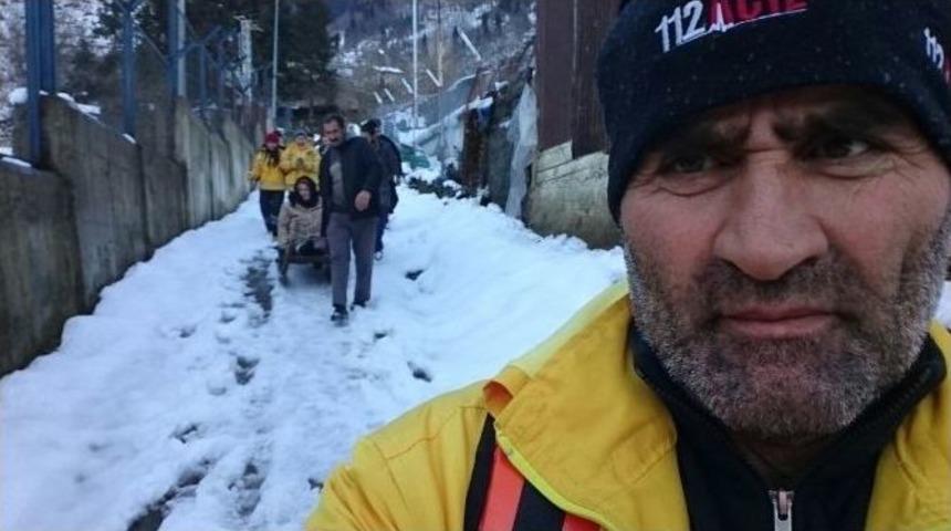 Sınır &Ouml;tesinden Hasta Kurtarma Operasyonu