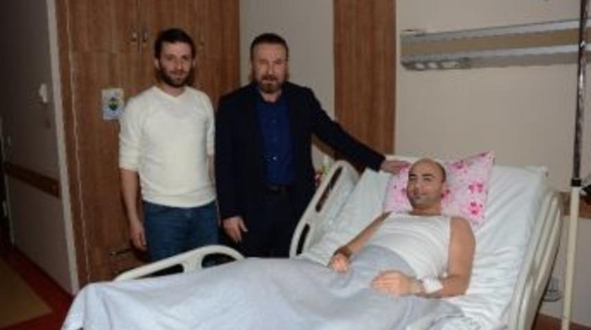 Doğan&rsquo;dan Mhp&rsquo;li Sarıkaya&rsquo;ya Ge&ccedil;miş Olsun Ziyareti