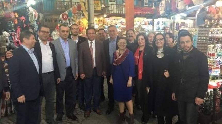 Chp&rsquo;li Basmacı, Prof. Muammer Aksoy&rsquo;u Memleketinde Andı