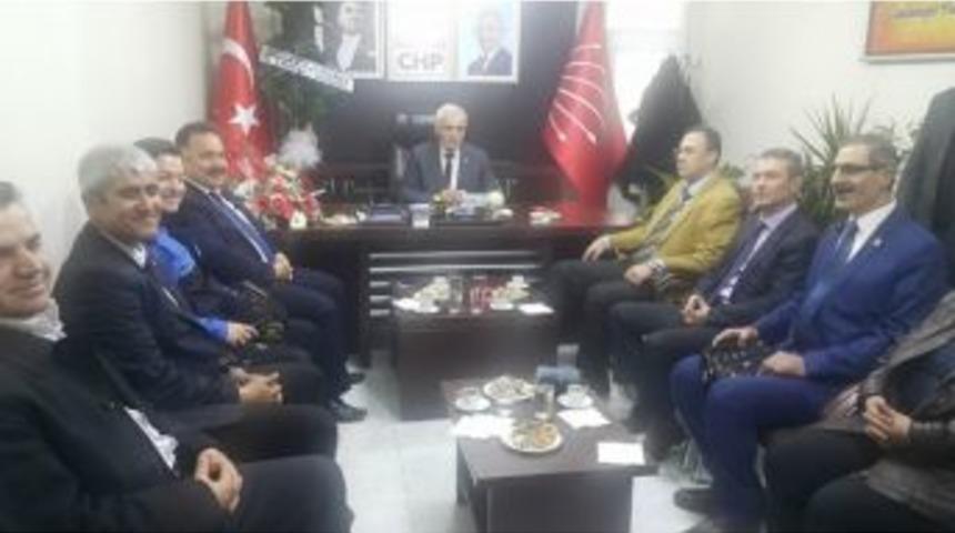 Emniyet Müdürü Salmaner’den, Chp’ye Ziyaret