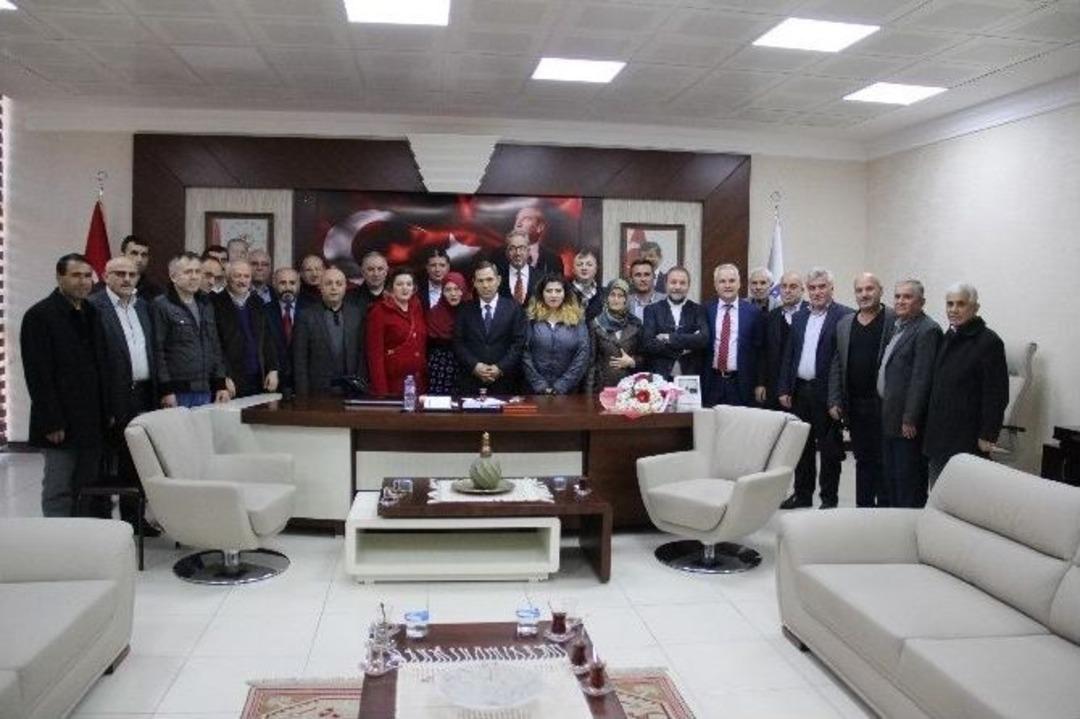 Başkan Uysal&rsquo;a Ge&ccedil;miş Olsun Ziyareti