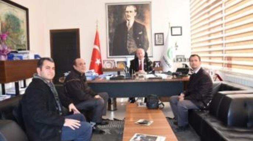 &Ccedil;orlu İşitme Engelliler Trakya Spor Kul&uuml;b&uuml;&rsquo;nden Başkan Albayrak&rsquo;a Ziyaret