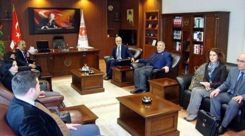 Kamu Denet&ccedil;ileri Adliyeye Ziyarette Bulundular
