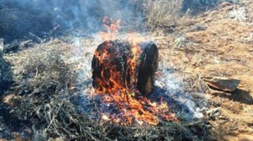 Motosiklet Hırsızları Kablo Yakarken Yakalandı