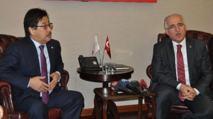 Kazakistan Heyetinden Vali Tuna&rsquo;ya Ziyaret