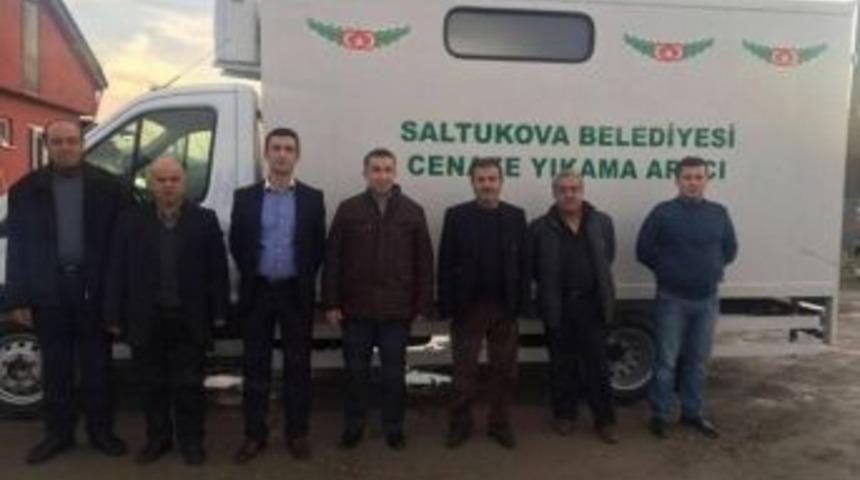 Saltukova Belediyesine Cenaze Nakil Ve Yıkama Aracı Hibe Edildi